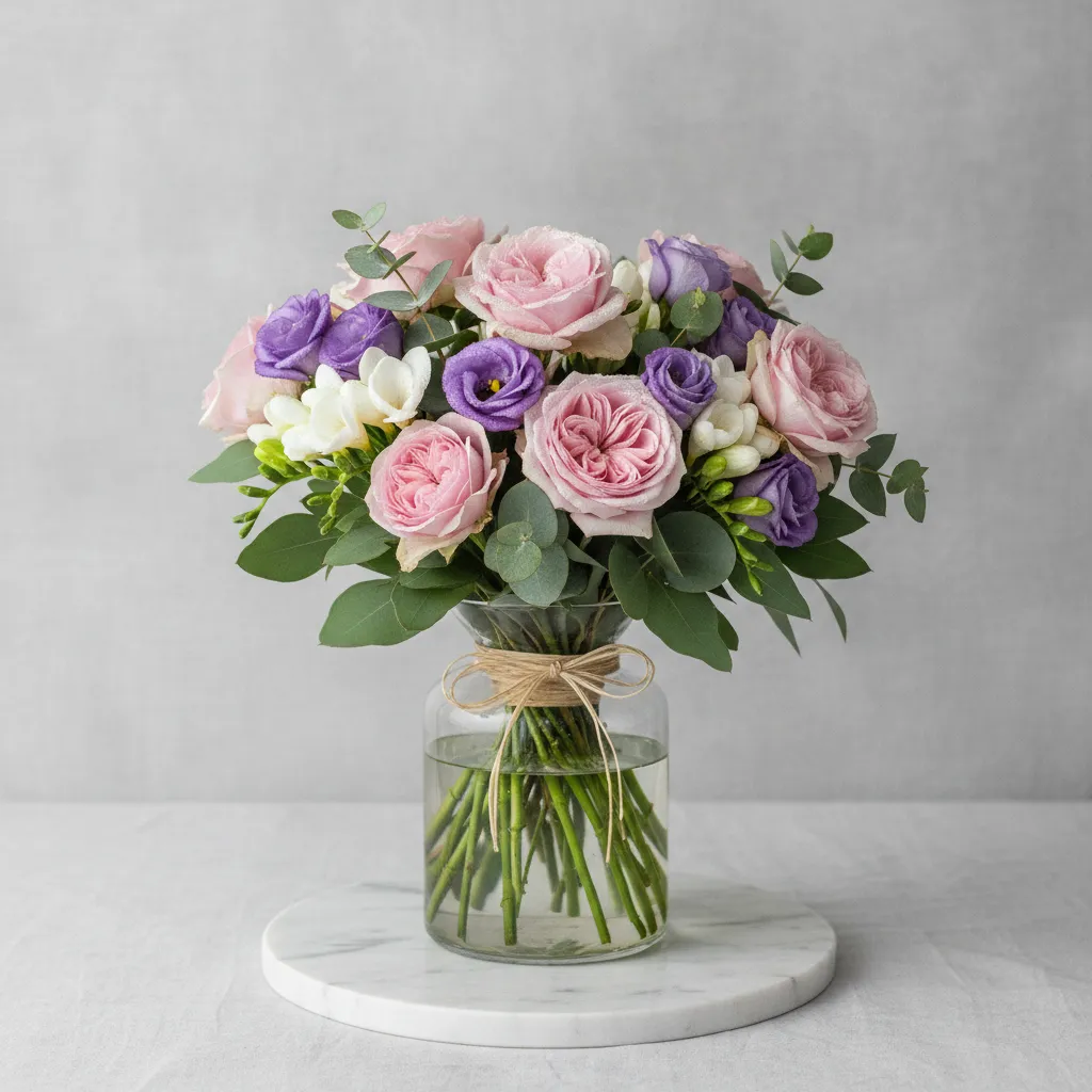 Detaliu dintr-un proiect Atelier Floral Cristy