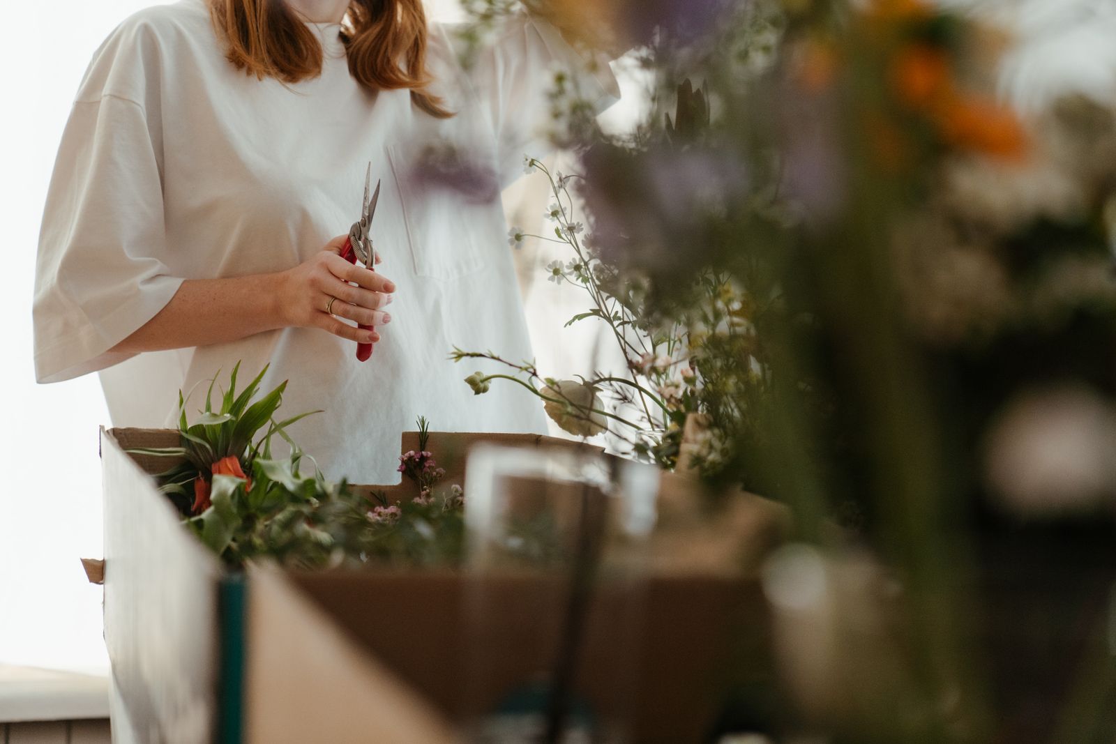 Living luminos amenajat de Atelier Floral Cristy